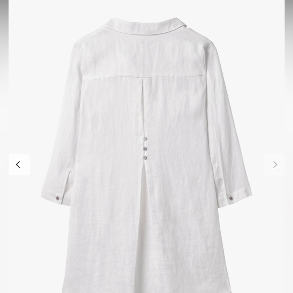 White Stuff Linen Harper White US 12 (GB 16) - Picture 5 of 7